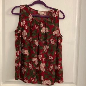 Loft outlet sleeveless blouse